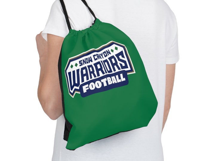 Snow Canyon Warriors Football Outdoor Drawstring Bag