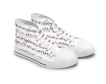 Women's Music High Top Sneakers