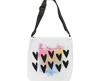 Ten Hearts Adjustable Tote Bag