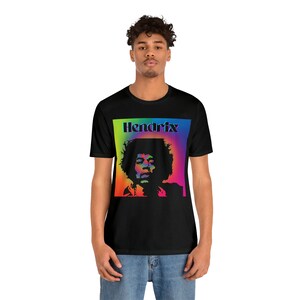 Jimi Hendrix, Psychedelisch, Retro Gitarrenlegende, Vintage Musik Ikone, 1960er Jahre Nostalgie, E-Gitarre, Hippie Ära, Classic Rock, Purple Haze