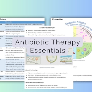 Antibiotic Therapy Essentials | Essential Quick-Review for Nursing, Medical, and Pharmacy Students