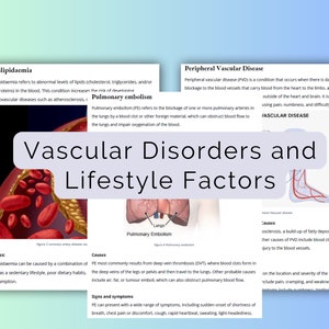 Vascular Disorders and Lifestyle Factors | Cardiology | Medical School Notes | Heart
