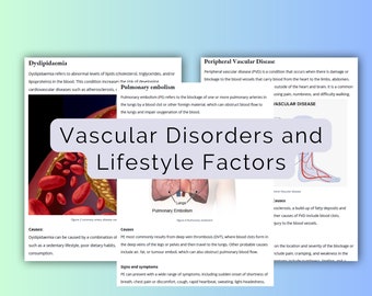 Vascular Disorders and Lifestyle Factors | Cardiology | Medical School Notes | Heart