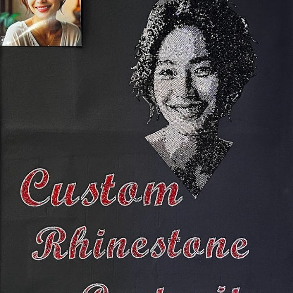 Custom Rhinestone Shirt for Men Etsy