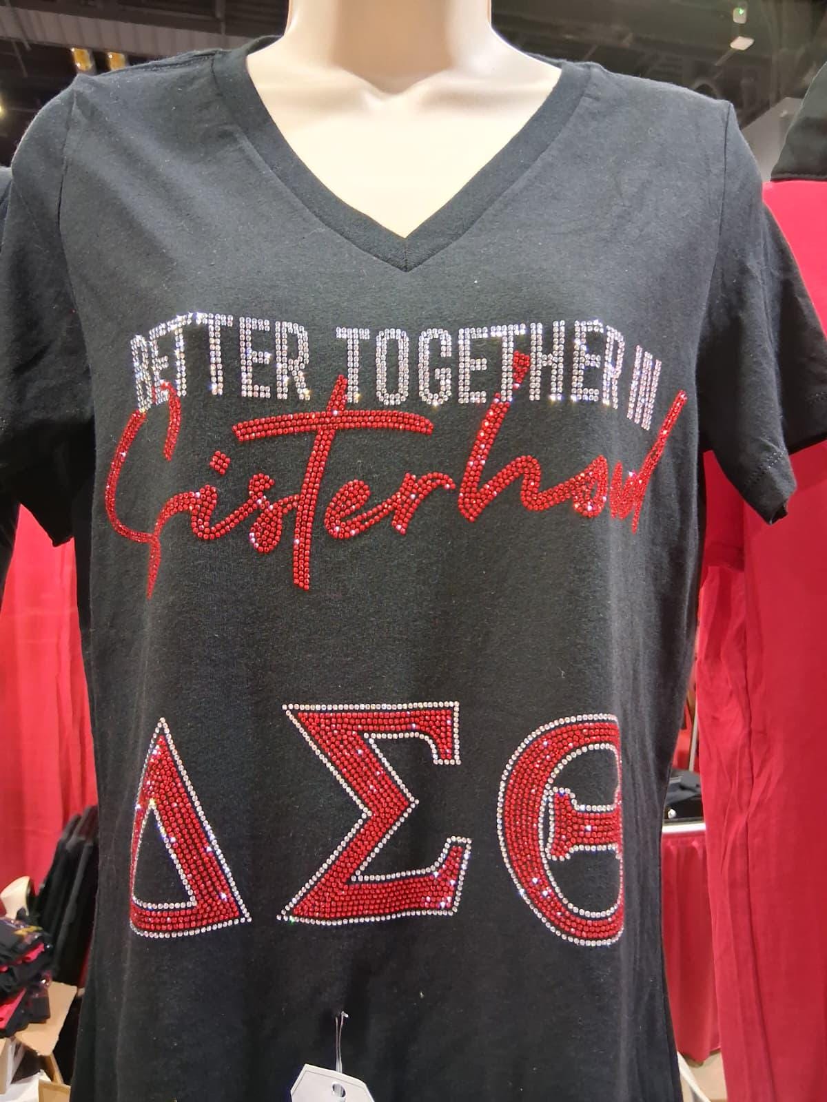 Better Together in Sisterhood Delta Sigma Theta Sorority Rhinestone Shirt/ sweatshirt/hoodie - Etsy, image size:1200x1600