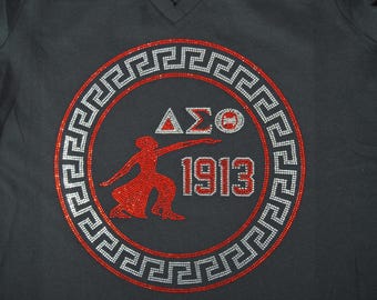Delta Sigma Theta Fortitude DST 1913 Sorority Rhinestone Shirt Bedazzled DST Sweatshirt