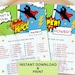 Superhero Party Game Pack: Villain or Hero Birthday Games (PDF Download ...