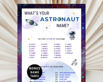 Juego de cumpleaños infantil: Fiesta espacial (PDF)