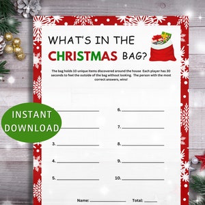 Christmas Party Game, Office Work Party Game(Digital Download)