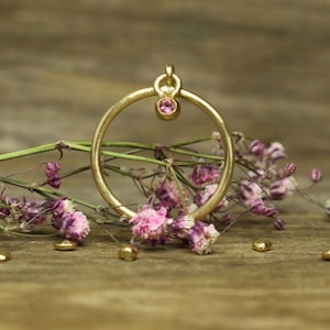 Bonbon Ring in 9ct 14ct 18ct Solid Recycled Yellow Gold - 375 585 750 - Fun Stacking Ring with Fair Trade Ethical Gems