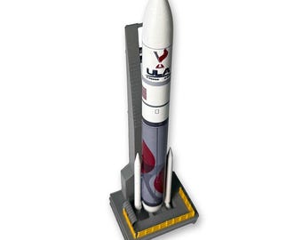 1/288 Scale Vulcan Centaur and Mobile Launcher - STL Download Version