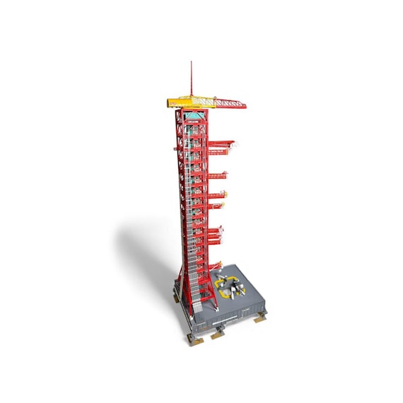 NASA Saturn V Launch Umbilical Tower Model - 1/144 Scale - Digital