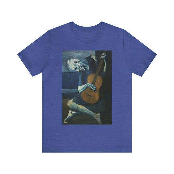 Old Guitarist 1903 T Shirt, Pablo Picasso Artwork Old Guitarist 1903 T Shirt, Pablo Picasso Artwork