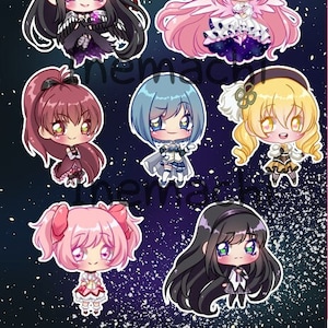 Stickers and Memopads Madoka Puella Magica