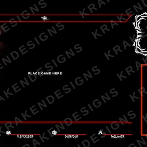 Animated Dead By daylight Stream Overlay