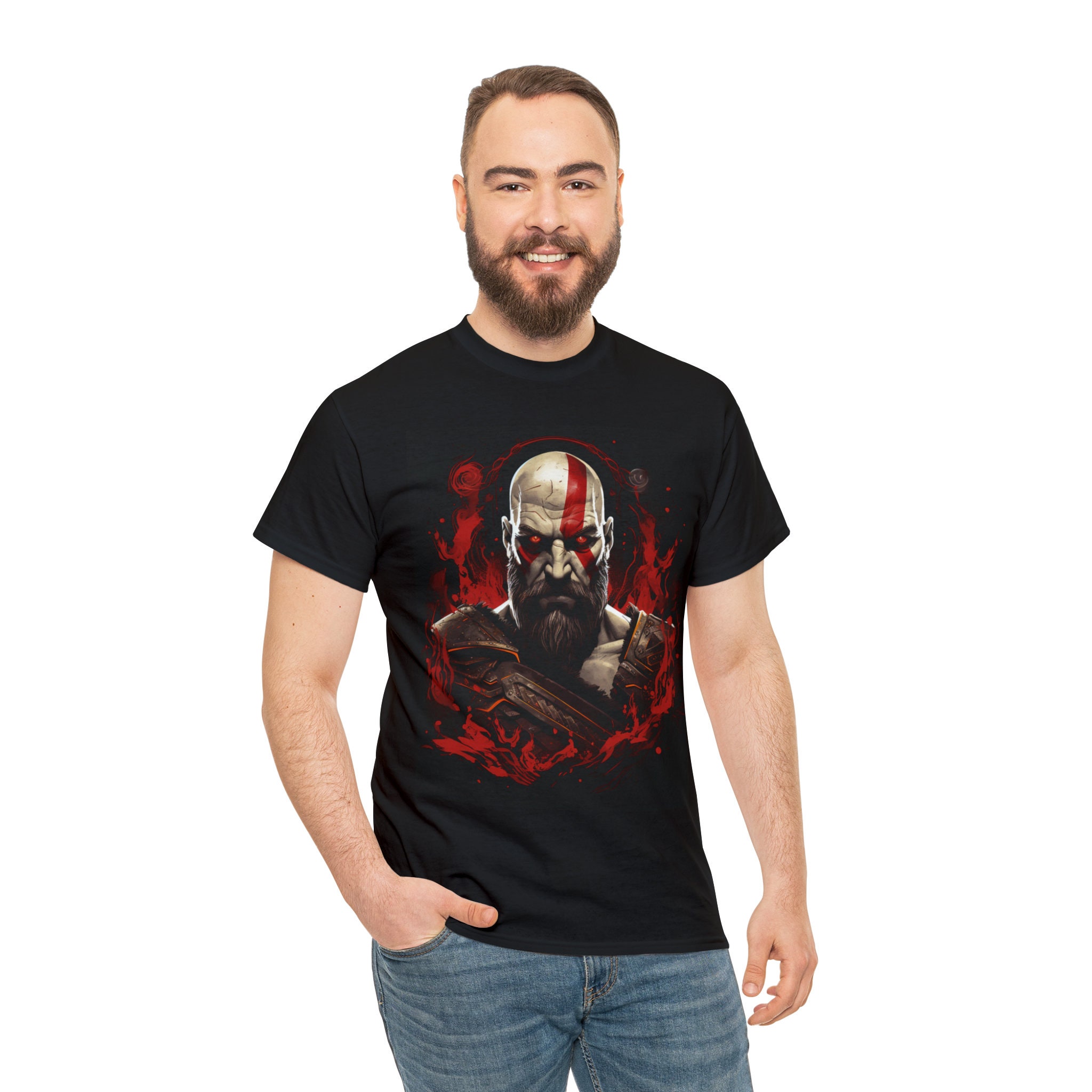 New God of War Ragnarok Art Kratos Tyr Odin thor Atreus Game T-Shirt boys t  shirts funny t shirts tees men graphic t shirts