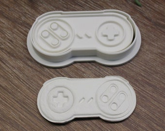 90s Controller Cookie Cutter | Retro Gamepad Cookie Cutter |  Vintage Gamepad Cookie Cutter