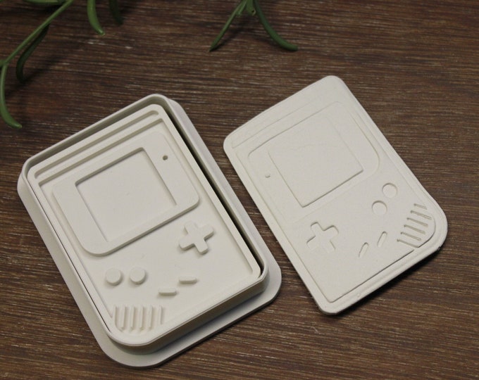 90s Portable Videogame Cookie Cutter | Retro Gaming Cookie Cutter |  Vintage Gaming Cookie Cutter