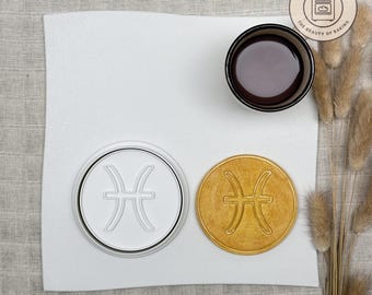 Zodiac Sign Pisces Cookie Cutter – Unique Custom Baking Tool for Perfect Cookies