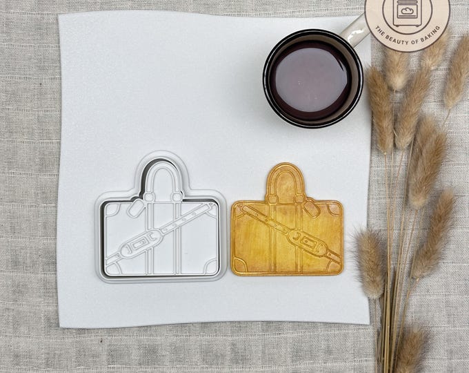 Woman Luxury Leather Handbag Cookie Cutter – Unique Custom Baking Tool for Perfect Cookies