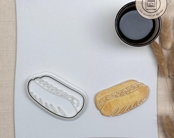 American Hotdog Cookie Cutter | Picnic | Foodie Dough Cutter