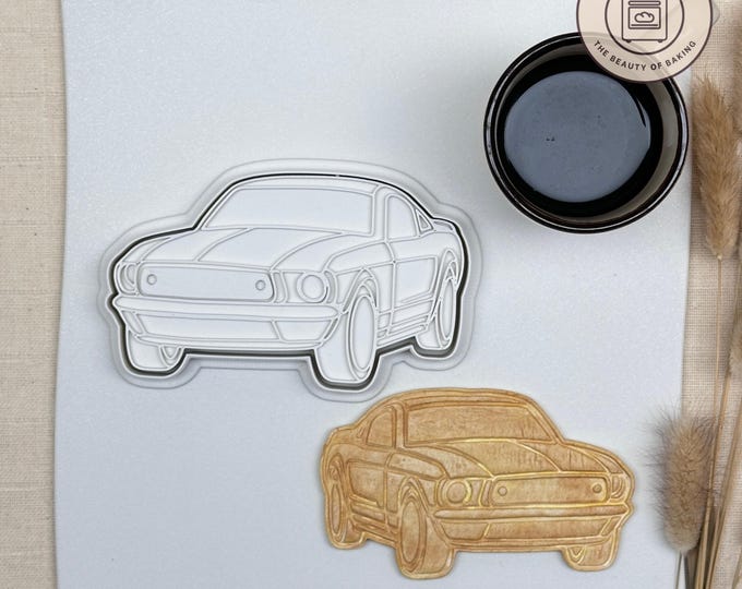 Mustang Cookie Cutter | American Muscle Car | Car Cookie Cutter | Car Party
