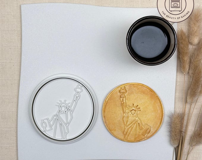 Statue of Liberty Cookie Cutter | 4th of July | Patriotic Baking Cookie Cutter