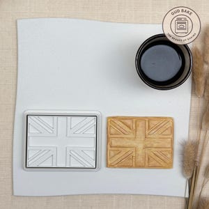 Cortador de galletas con la bandera del Reino Unido / Día de los Veteranos / Molde para hornear Orgullo Americano