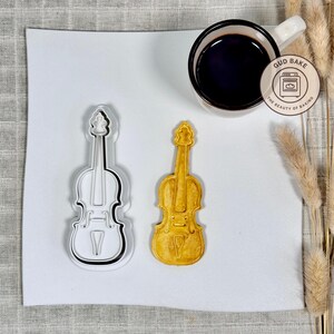 Cortador de Biscoitos em Formato de Violino | Dia de Jogo | Cortador de Biscoitos Divertido
