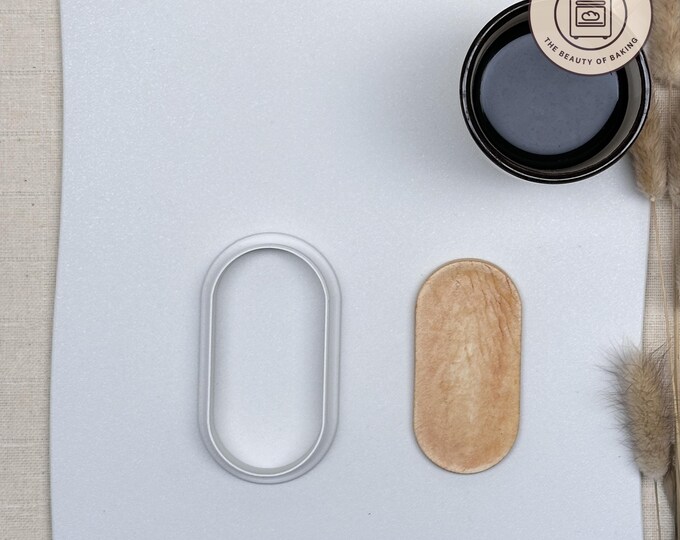 Rounded Edges Rectangle Cookie Cutter for Baking