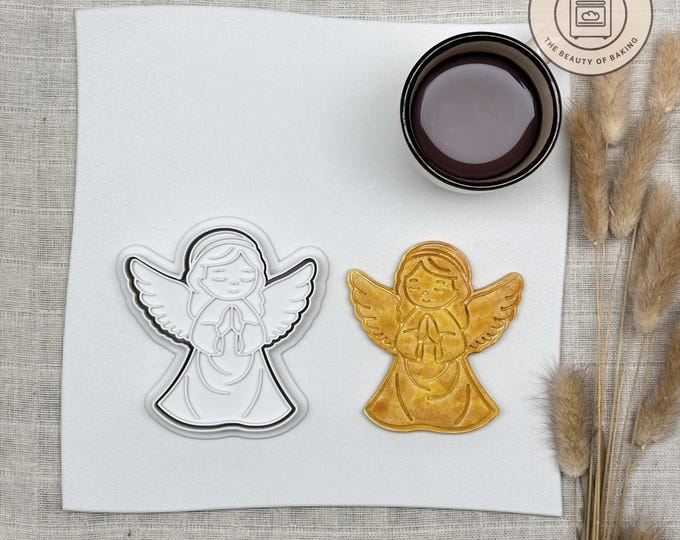 Angel Girl Cookie Cutter – Unique Custom Baking Tool for Perfect Cookies