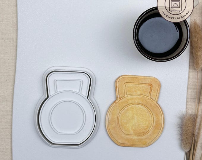 Gym Weight Cookie Cutter | Birthday Gift | Sporty Fondant Tool