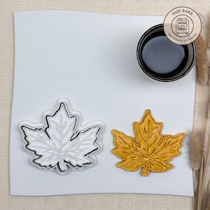 Maple Leaf Cookie Cutter | Mothers Day | Nature Lover Pastry Stamp
