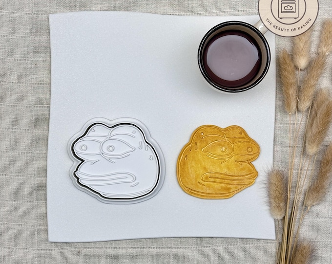 Monkas Cookie Cutter – Unique Custom Baking Tool for Perfect Cookies