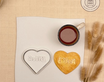 Bitch cookie cutter | Adult cookie cutter | Insult cookie cutter | Party ideas