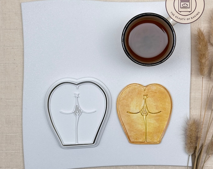 Sexy Bend Over Cookie Cutter | Adult Cookie Cutter for Bachelorette Parties | Naughty NSFW Baking Tool