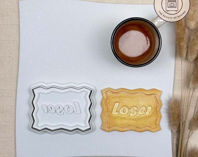 Looser cookie cutter | Adult cookie cutter | Insult cookie cutter | Party ideas
