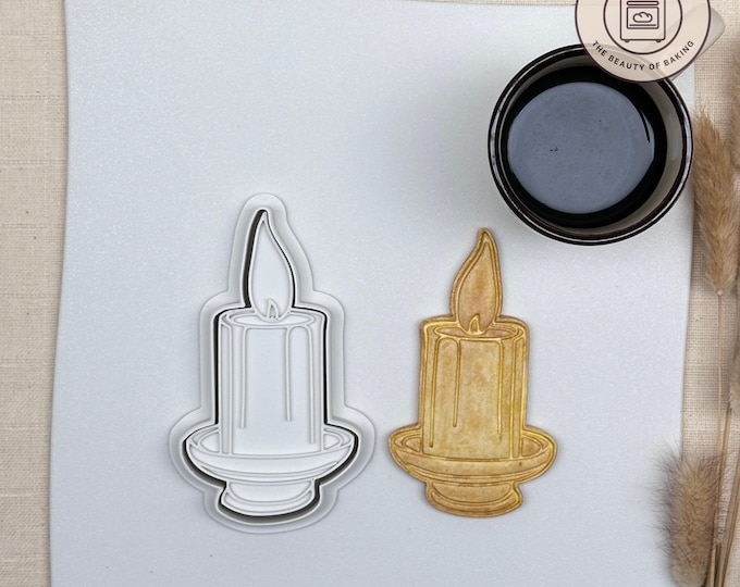 Candle Cookie Cutter | Age Celebration | Party Decor Pastry Stamp