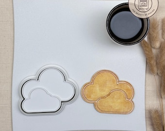 Clouds Cookie Cutter | DIY Kit | Geometric Sugar Cookie Tool