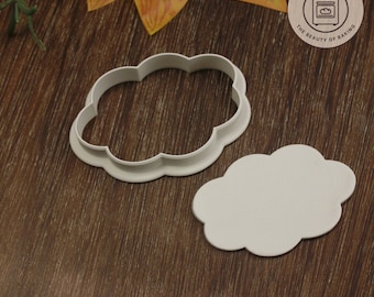 Cloud Cookie Cutter for Baking, Geometric Shape Mold, Educational Crafts, Math Learning, Creative Fun