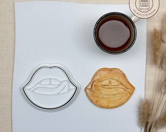 Lick Lips Cookie Cutter | Adult cookie cutter | NSFW cookie cutter | Bachelorette Party ideas