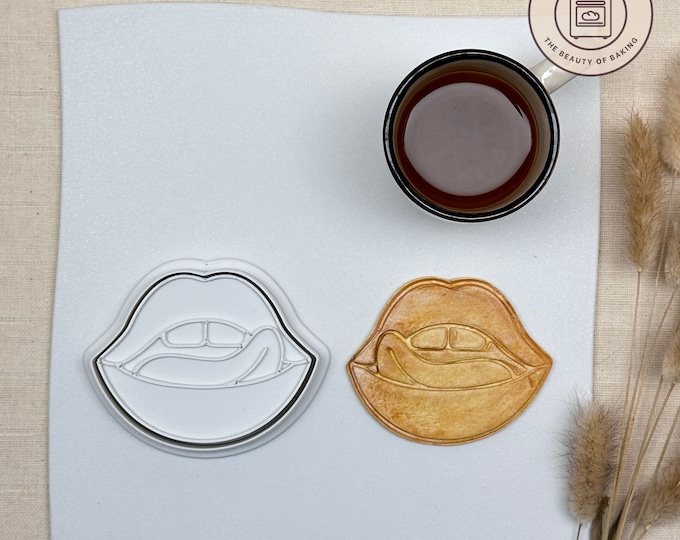 Lick Lips Cookie Cutter | Adult cookie cutter | NSFW cookie cutter | Bachelorette Party ideas
