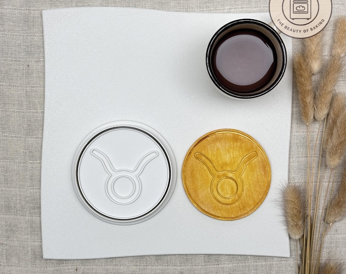 Zodiac Sign Taurus Cookie Cutter – Unique Custom Baking Tool for Perfect Cookies