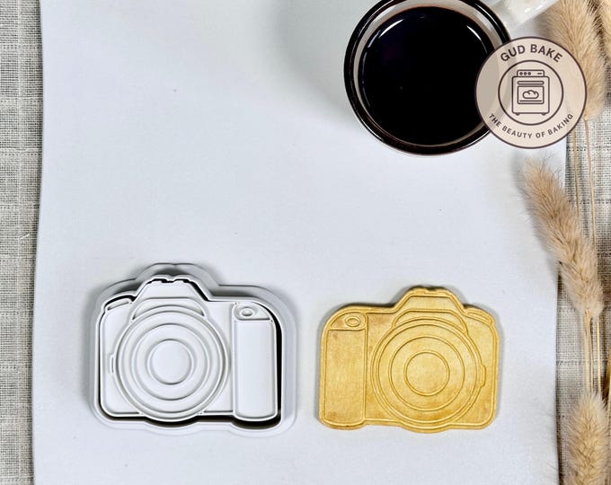 Reflex DSLR Camera cookie cutter | Sports Hobbies theme | Baking tool