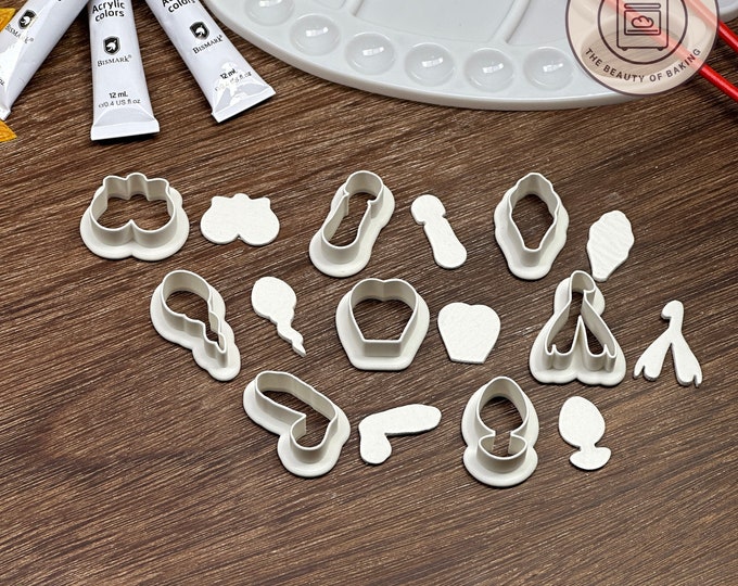 Sensual Shapes Clay Cutter Set - Embrace Body Positivity with Artistic Adult Molds