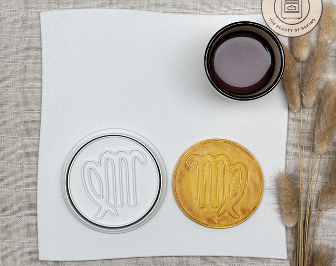 Zodiac Sign Virgo Cookie Cutter – Unique Custom Baking Tool for Perfect Cookies