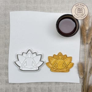 Yoga Lotus Cookie Cutter | Teeparty | Boho Chic Gebäck Stempel