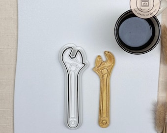 Solid Wrench Cookie Cutter | Handyman Gift | Maker Biscuit Cutter