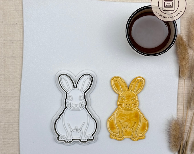 Rabbit Cookie Cutter | Easter Rabbit Cookie Cutter | Funny Rabbit Cookie Cutter | Farm Animals