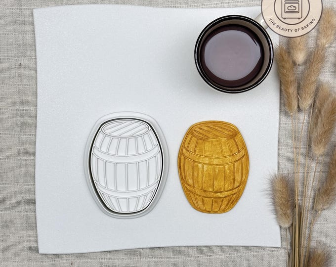 Pirate Barrel Cookie Cutter - Great for Pirate Themed Parties, Adventure Baking, and Treasure Hunt Events
